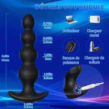 Charger l'image dans la galerie, Plug Anal Vibromasseur Sex Toys - 14cm Extenseur plug anus plaisir pour hommes, femmes et couples, jouet sexuel plug anale est livré avec 9 modes de vibration et App Caractéristique, étanche IPX6