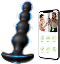 Charger l'image dans la galerie, Plug Anal Vibromasseur Sex Toys - 14cm Extenseur plug anus plaisir pour hommes, femmes et couples, jouet sexuel plug anale est livré avec 9 modes de vibration et App Caractéristique, étanche IPX6