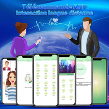 Charger l'image dans la galerie, Plug Anal Vibromasseur Sex Toys - 14cm Extenseur plug anus plaisir pour hommes, femmes et couples, jouet sexuel plug anale est livré avec 9 modes de vibration et App Caractéristique, étanche IPX6