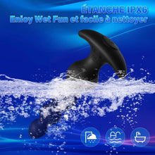 Charger l'image dans la galerie, Plug Anal Vibromasseur Sex Toys - 14cm Extenseur plug anus plaisir pour hommes, femmes et couples, jouet sexuel plug anale est livré avec 9 modes de vibration et App Caractéristique, étanche IPX6